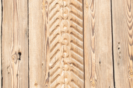 Old carved wooden backgroundの写真素材