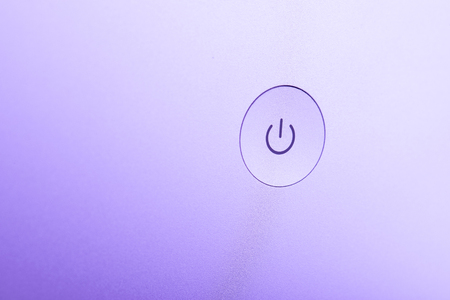Power button with icon