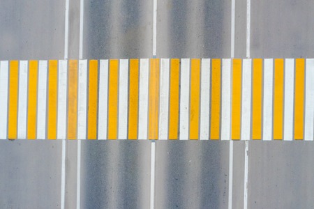 Crosswalk. View from above.の写真素材