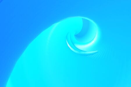 Fantastic blue background. The surfaces inside the sea wave. Abstraction. 3D renderingの写真素材