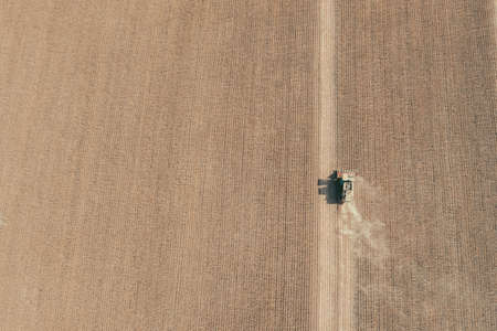 Top view of farmworks. High quality photoの写真素材