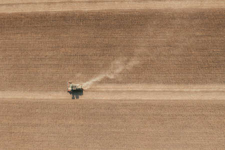 Top view of farmworks. High quality photoの写真素材