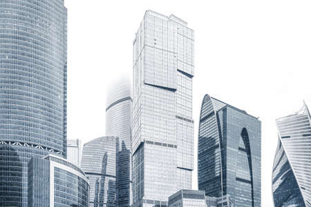 Moscow, Russia - November 21, 2021: skyscrapers of the business district - Moscow City. High quality photoのeditorial素材