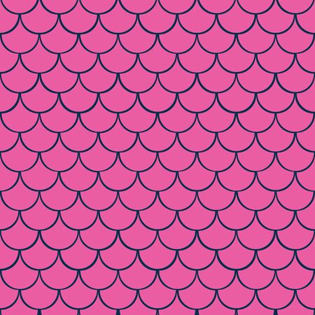 Mermaid Fish Scales vector seamless pattern. Fish scale surface pattern.のイラスト素材