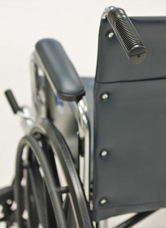 Rear Perspective of Wheelchairの写真素材