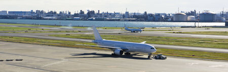 Plane at Haneda Airportのeditorial素材