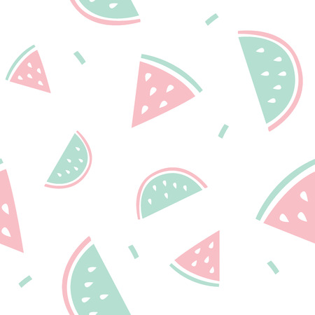 Flat style baby`s design in two colors. Summer time.Good for textile, cards, webのイラスト素材