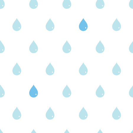 Health clean water in the flat style.Seamless pattern.のイラスト素材
