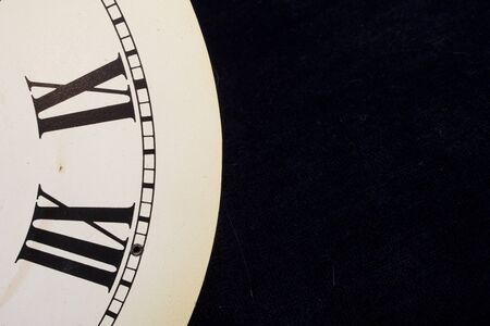 Antique Vintage Clock Pocket Watch on White Background