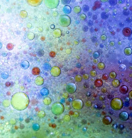 Close Up of Bath Water Bubbles Foam For Backgroundの写真素材