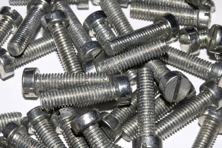 Collection of Old Bolt, Screws, Nuts Engineering Metal Tools
