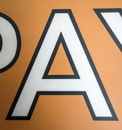 Written Wording in Distressed State Typography Found Letter Aの写真素材