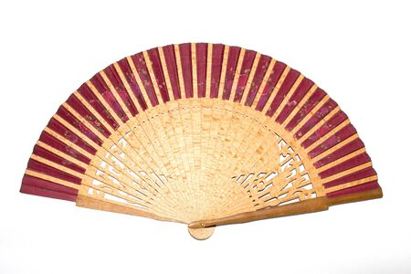 A Vintage Antique Hand Fan Ladies Accessoryの写真素材