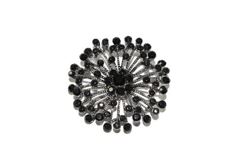 Ladies Vintage Antique Gem Jewellery On White Backgroundの写真素材