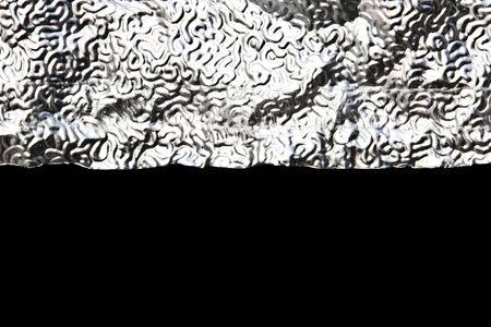 Close Up of Tin Metal Foil Holographic Abstract Backgroundの写真素材
