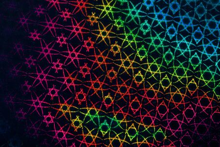 Holographic Abstract Shiny Backgroundの写真素材