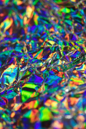 Holographic Abstract Shiny Backgroundの写真素材