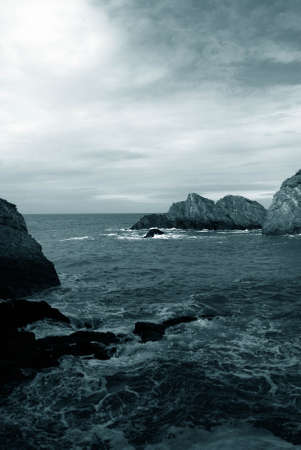 A Scenic South England Coastline Seaside Beautiful View of the Sea  No People