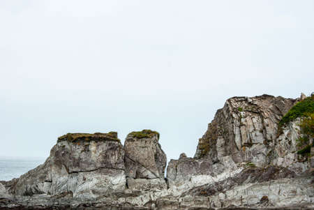 A Scenic South England Coastline Seaside Beautiful View of the Sea  No Peopleの写真素材