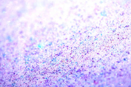 A Close Up of Mica Glitter with Bokeh For Backgroundの写真素材
