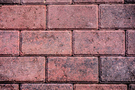 Weathered Heavy Old Brick Wall Backgroundの写真素材