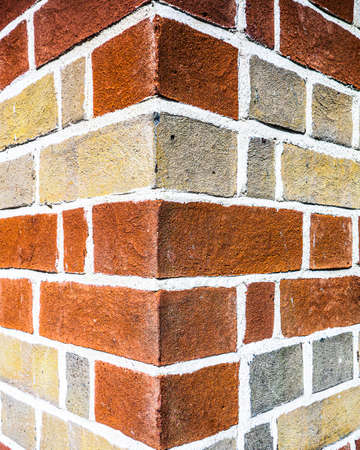 Weathered Heavy Old Brick Wall Backgroundの写真素材