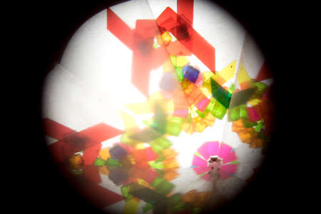 Looking Down a Vintage Kaleidoscope, Very Abstract Background