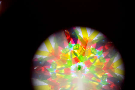 Looking Down a Vintage Kaleidoscope, Very Abstract Background