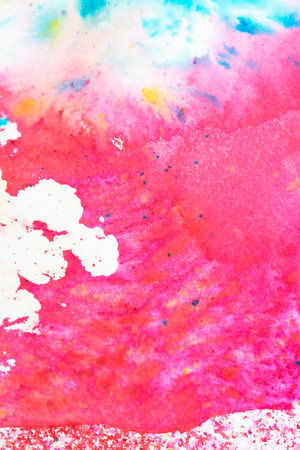 Watercolour Paint and Bleach Tie dye Effect for Backgroundの写真素材