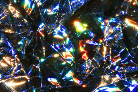 Close Up holographic Background for Tech or Festive Shine