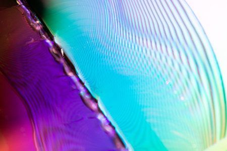 A Holographic Shiny Wavy Abstract Background With Water Texture Visual Wave
