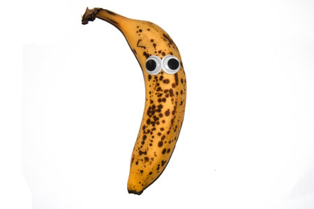 A Silly Food with Goggly Wobbly Eyes on themの写真素材