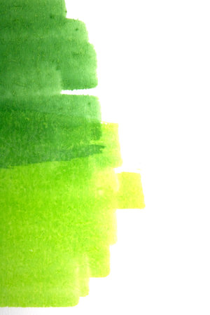 A Abstract blended watercolor felt pen colour on paper texture backgroundの写真素材