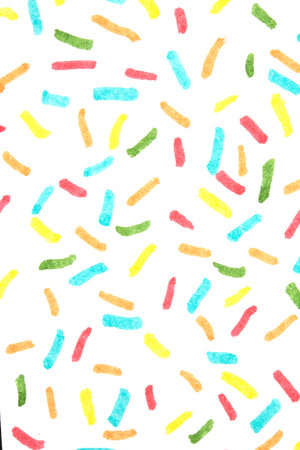 An Acrylic Paint Felt Pen Dots Spots Confetti Sprinkles and Splatters for Backgroundの写真素材