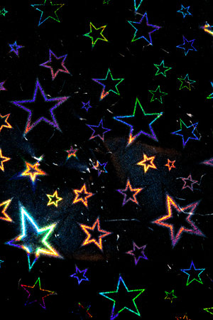 A Vibrant Holographic Abstract Shiny Dancefloor Sci-fi Backgroundの写真素材