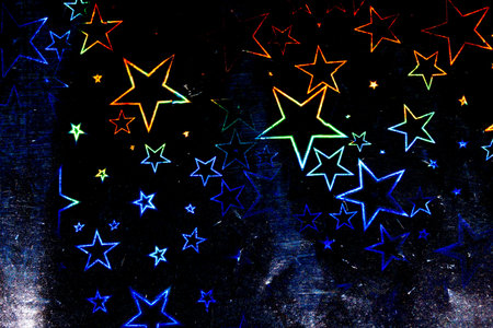 A Vibrant Holographic Abstract Shiny Dancefloor Sci-fi Background