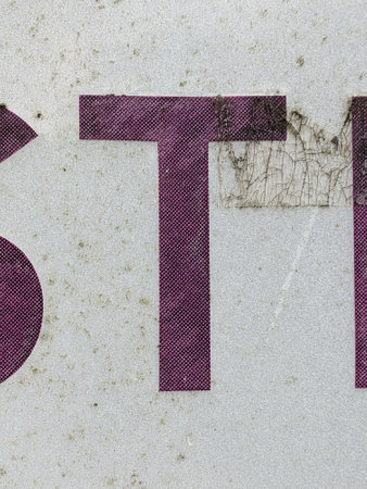Handwriting Letter In Distressed State Sign Font T Typography