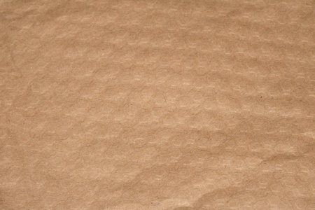 Cardboard Paper Screwed Crunched up Box Packaging Recycled Close up for Background