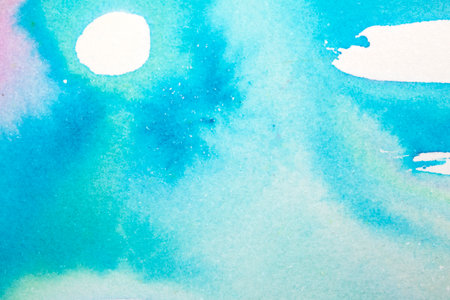 Splash of Watercolour Colourful Paint and Powder for Background Creative Flowの写真素材