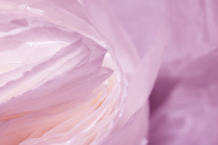 Torn Paper Layers Delicate Abstract Gentle Petal Texture Backgroundの写真素材