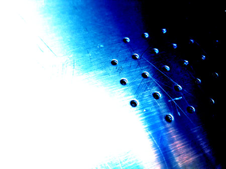 Abstract Geometric Metal Holes Industrial and Electronic Technology Background