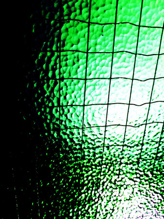 Abstract Geometric Glass Squares Technology Gradient Backgroundの写真素材