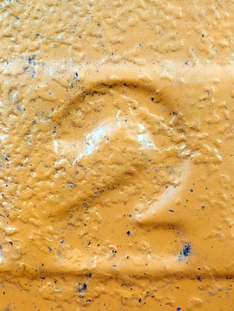 Written Wording in Distressed State Typography Found Number 2