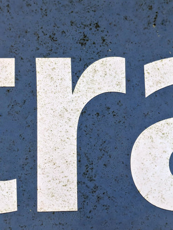 Written Wording in Distressed State Typography Found Letter R Ransom Note