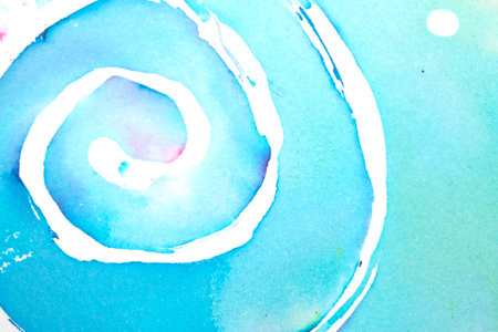 An Explosion of Watercolour Vibrant Paint With Swirls and Splashes Abstract Background