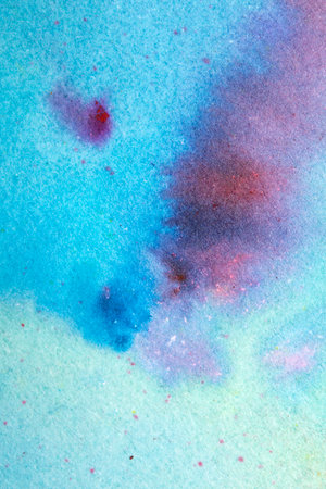 Vibrant Flowing watercolor Paint Swirls Background Abstractの写真素材