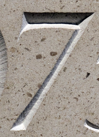 Written Wording in Distressed State Typography Found Ransom Number 7