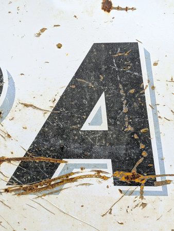 Written Wording in Distressed State Typography Found Ransom Letter Aの写真素材