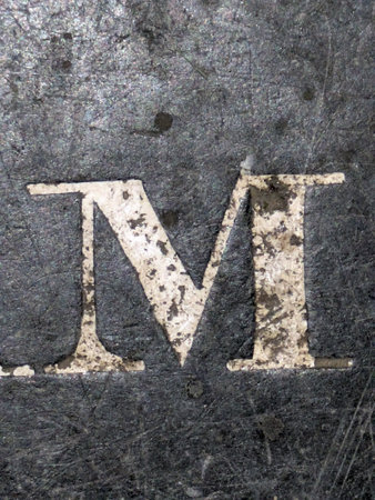 Written Wording in Distressed State Typographyの写真素材