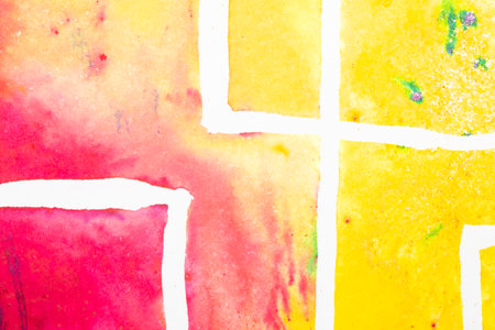 Very Vibrant Bright Watercolour Paint Explosion Background on Canvas Paper Multicoloured